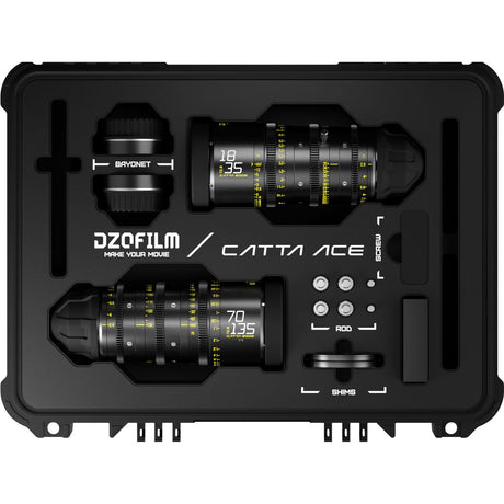 DZOFILM Dzo Film Catta Ace 2 Lens Bundle 18-35/70-135mm - PL & EF Mount (FT/M)