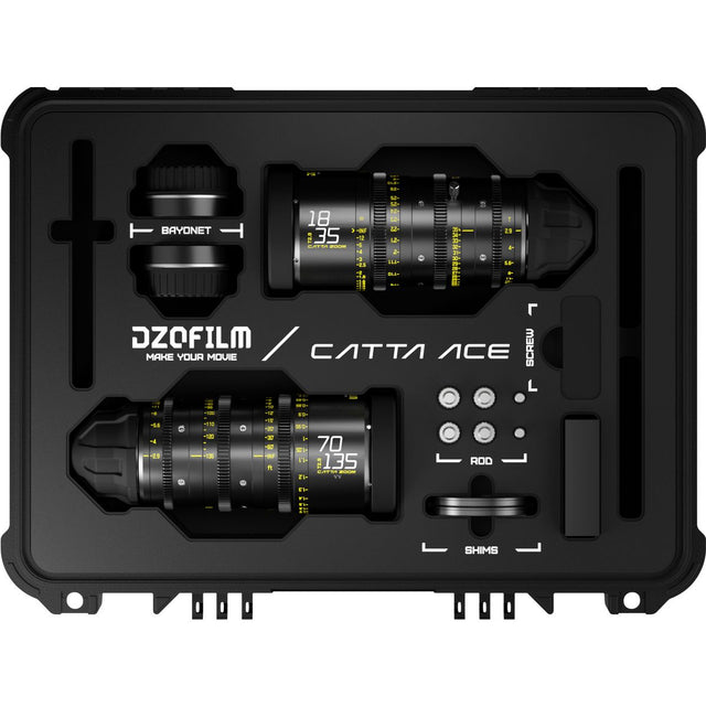 DZOFILM Dzo Film Catta Ace 2 Lens Bundle 18-35/70-135mm - PL & EF Mount (FT/M)