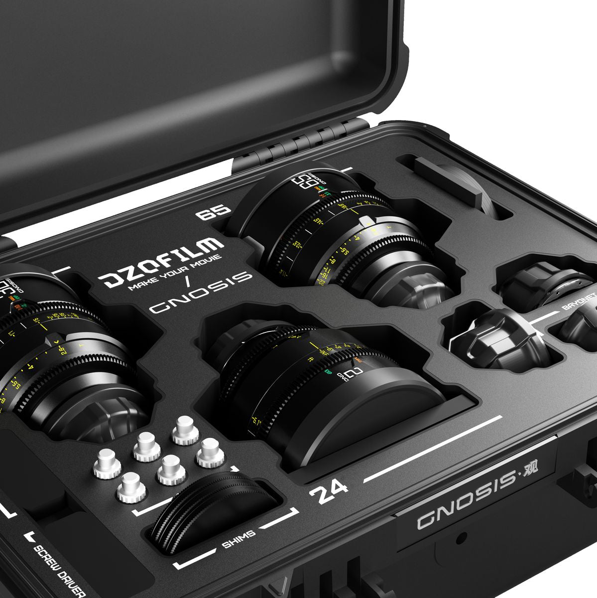 DZOFILM Gnosis Macro 3 Lens Set 32/65/90mm + Hard Case - LPL & PL & EF Mt (M) - image 4 of 5