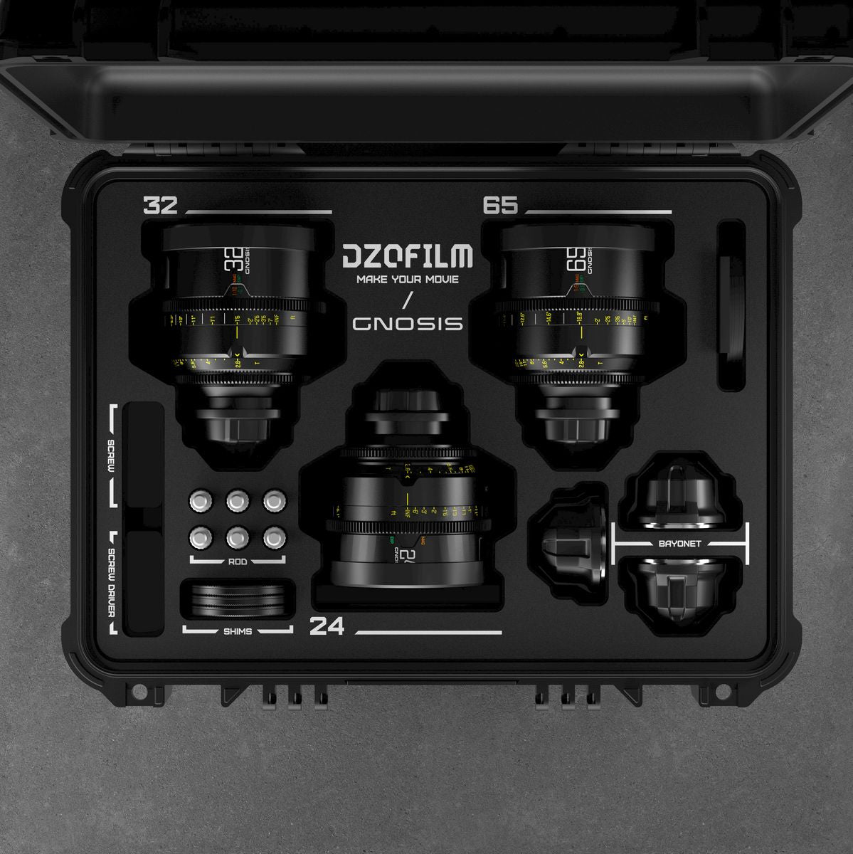 DZOFILM Gnosis Macro 3 Lens Set 32/65/90mm + Hard Case - LPL & PL & EF Mt (M) - image 5 of 5