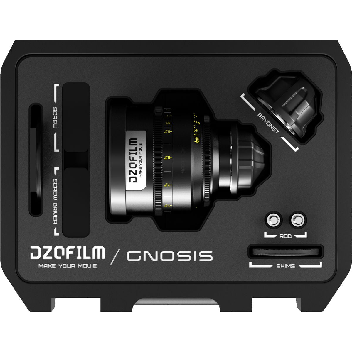 DZOFILM Dzo Film Gnosis 90mm T2.8 Macro + Hard Case - LPL & PL & EF Mount (M)