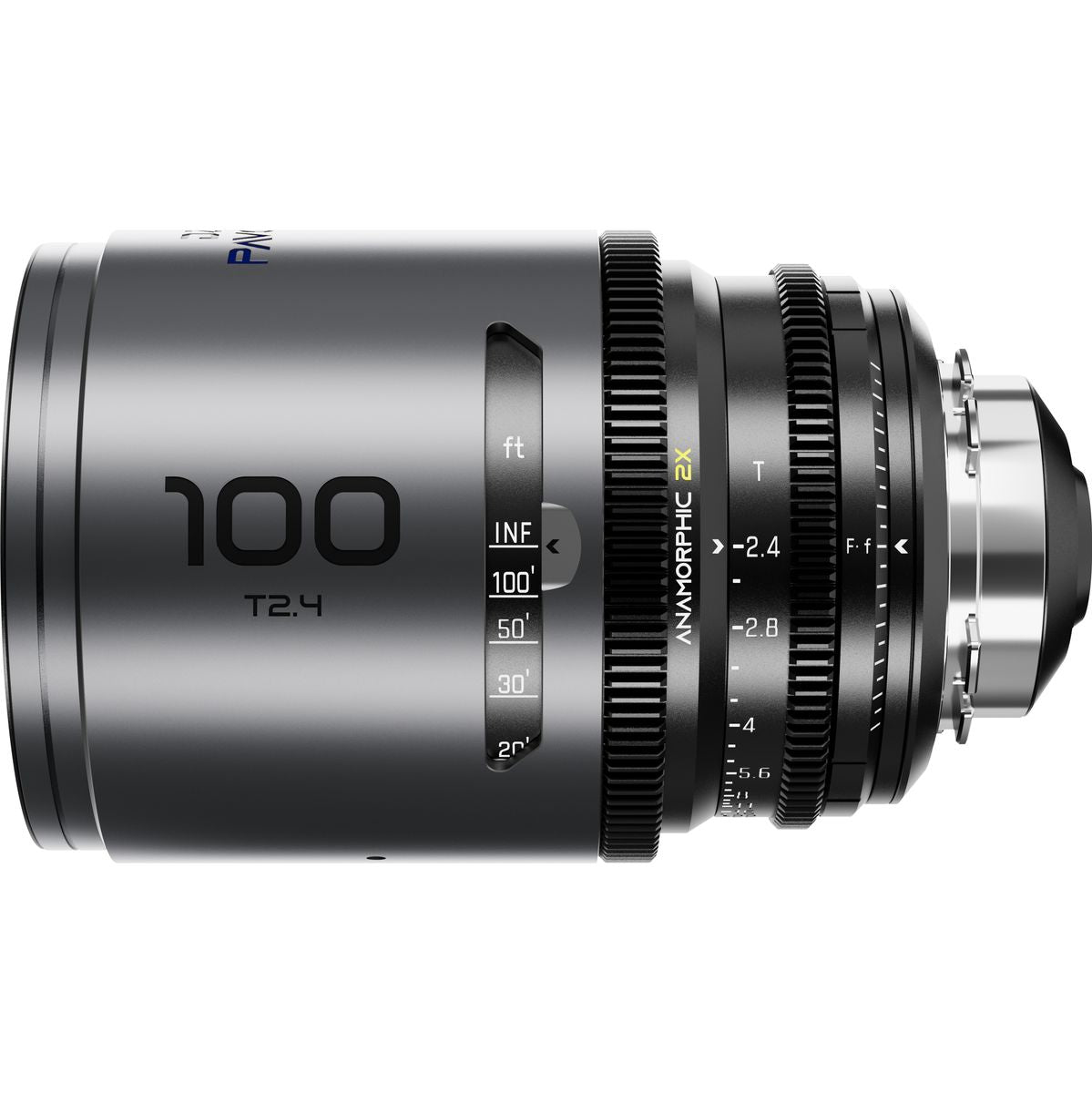 DZOFILM Pavo 2X Anamorphic Prime 100mm T2.1-BLUE Coating-Pl&ef Mt (FT)