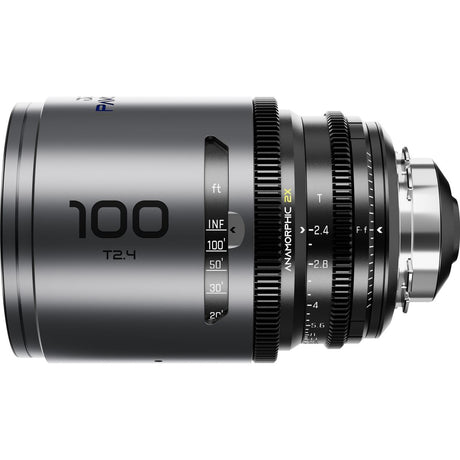 DZOFILM Pavo 2X Anamorphic Prime 100mm T2.1-BLUE Coating-Pl&ef Mt (FT)