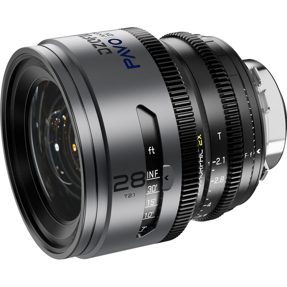 DZOFILM Pavo 2X Anamorphic Prime 28mm T2.1-BLUE Coating-Pl&ef Mt (FT) - image 2 of 4