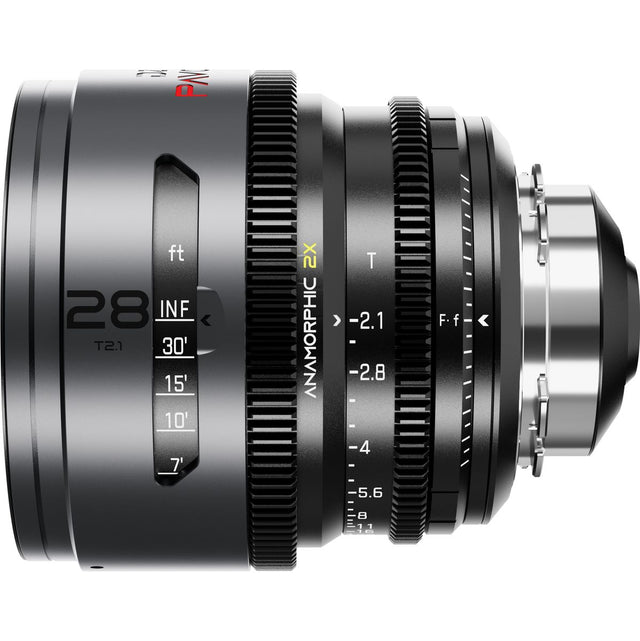 DZOFILM Pavo 2X Anamorphic Prime 28mm T2.1-Neutral Coating-Pl&ef Mt (FT)