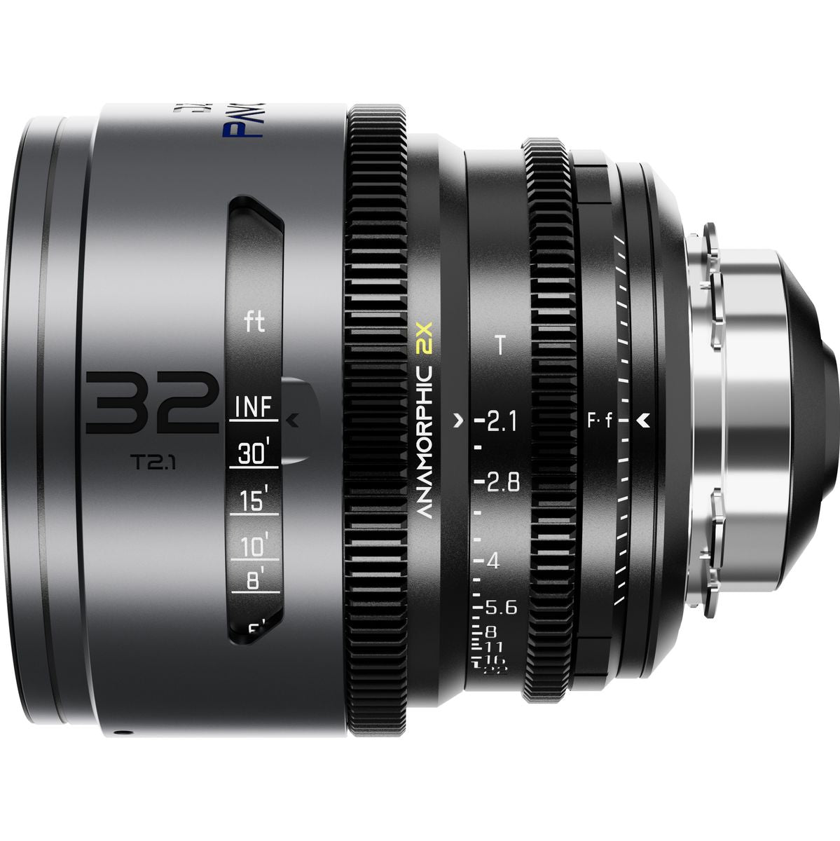 DZOFILM Pavo 2X Anamorphic Prime 32mm T2.1-BLUE Coating-Pl&ef Mt (FT)