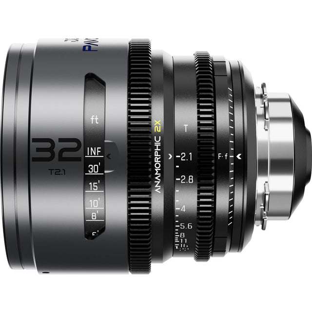 DZOFILM Pavo 2X Anamorphic Prime 32mm T2.1-BLUE Coating-Pl&ef Mt (FT)