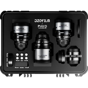 DZOFILM Pavo 2x Anamorphic 6 Lens Set T2.1 Blue Coating PL/EF Mount Feet