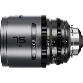 DZOFILM Pavo 2X Anamorphic Prime 75mm T2.1-BLUE Coating-Pl&ef Mt (FT)