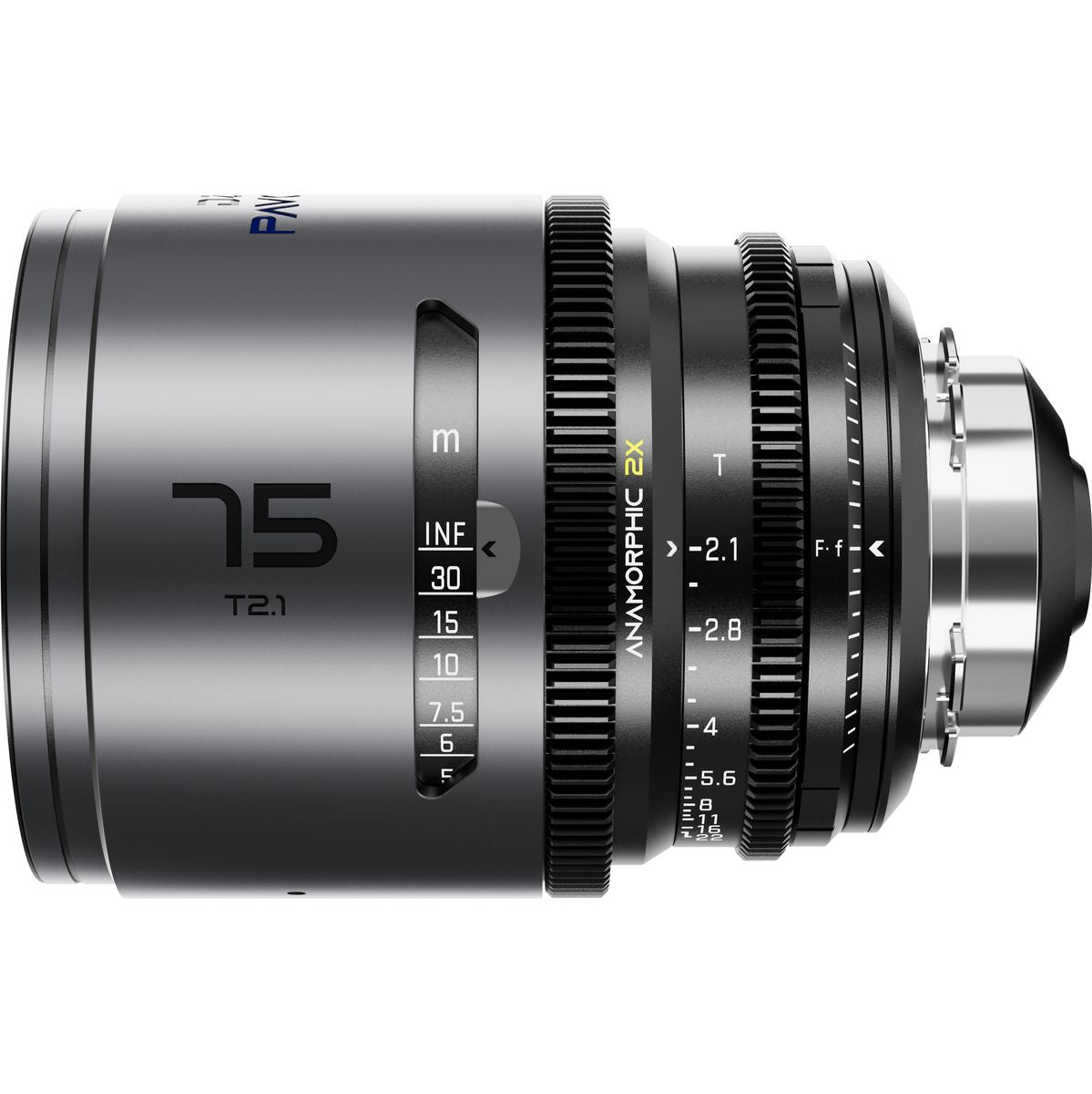 DZOFILM Pavo 2X Anamorphic Prime 75mm T2.1-BLUE Coating-Pl&ef Mt (M)