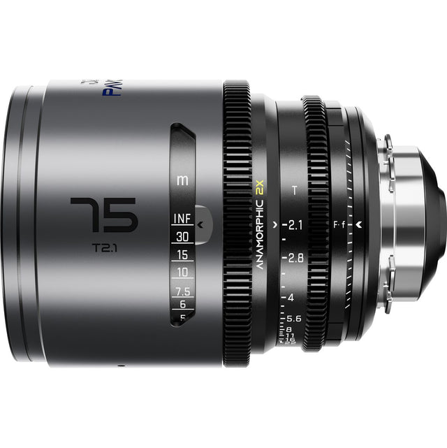 DZOFILM Pavo 2X Anamorphic Prime 75mm T2.1-BLUE Coating-Pl&ef Mt (M)