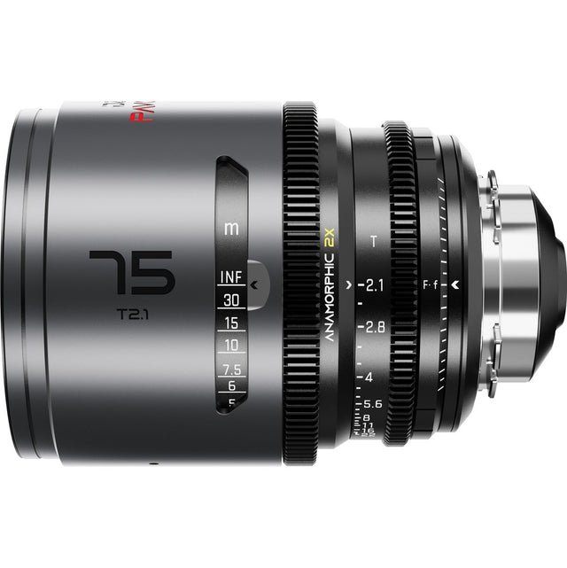 DZOFILM Pavo 2X Anamorphic Prime 75mm T2.1-Neutral Coating-Pl&ef Mt (M)