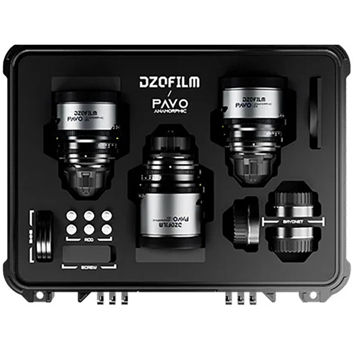 DZOFILM Pavo 2X Anamorphic C Set Macro T2.8 135mm T2.5 Blue Coating PL/EF Feet