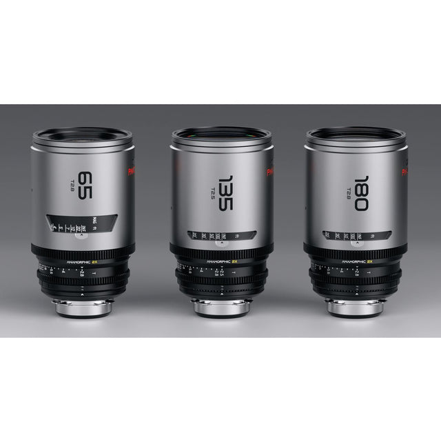 DZOFILM Pavo 2X Anamorphic C Set Macro T2.8 135mm T2.5 Ntrl Coating PL/EF Meter