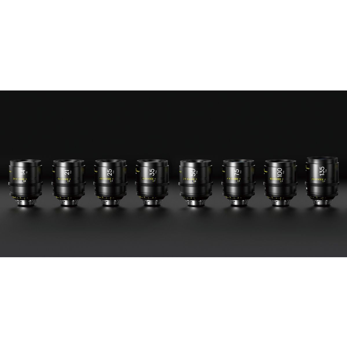 DZOFILM Arles 14/21/25/35/50/75/100/135mm FF/VV Prime Cine Lens (PL Mount.meter)