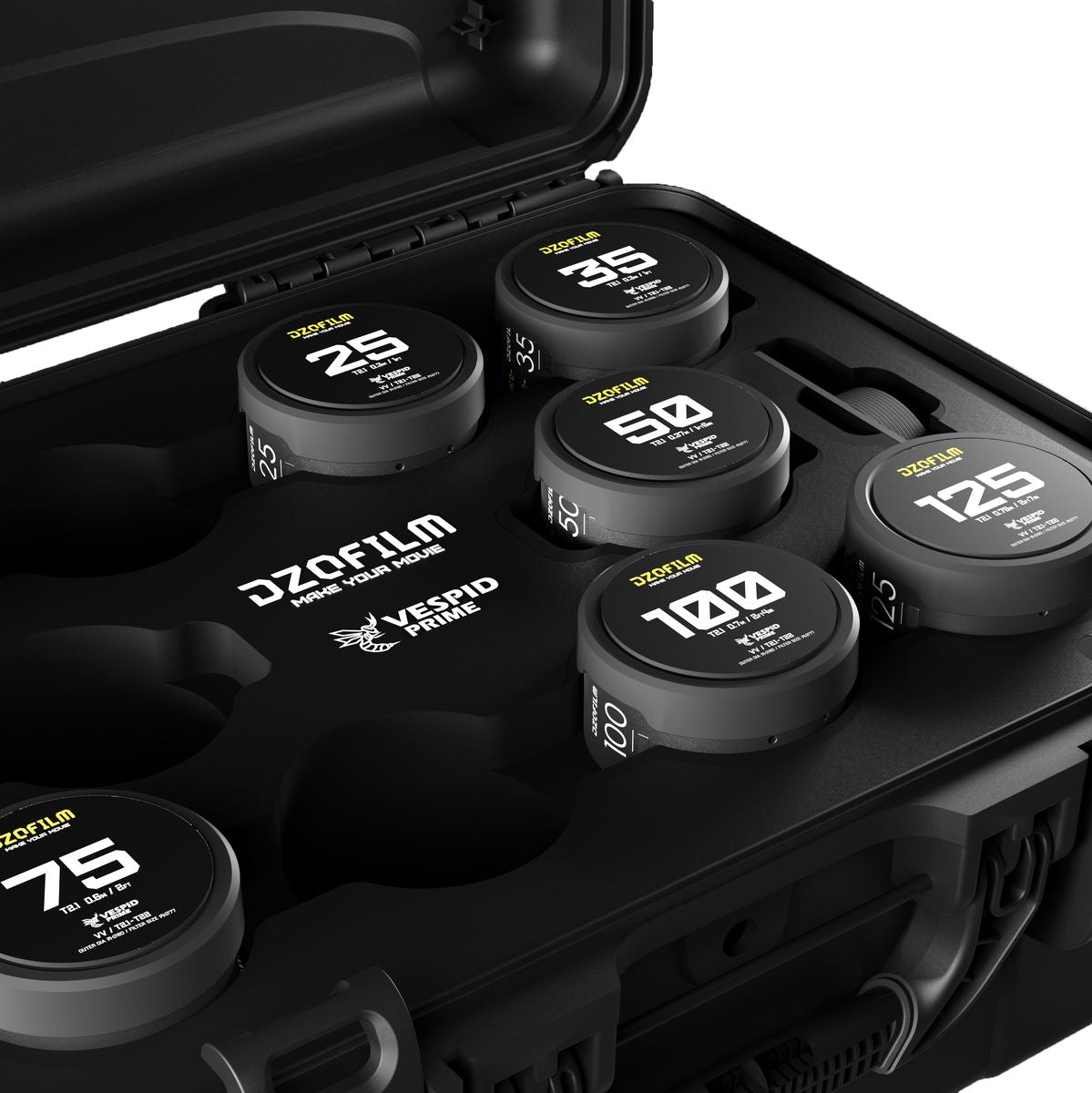 DZOFILM Vespid Prime 7-LENS Kit V2-16/25/35/50/75/100/125mm w/ Case (Pl+ef) - image 3 of 3