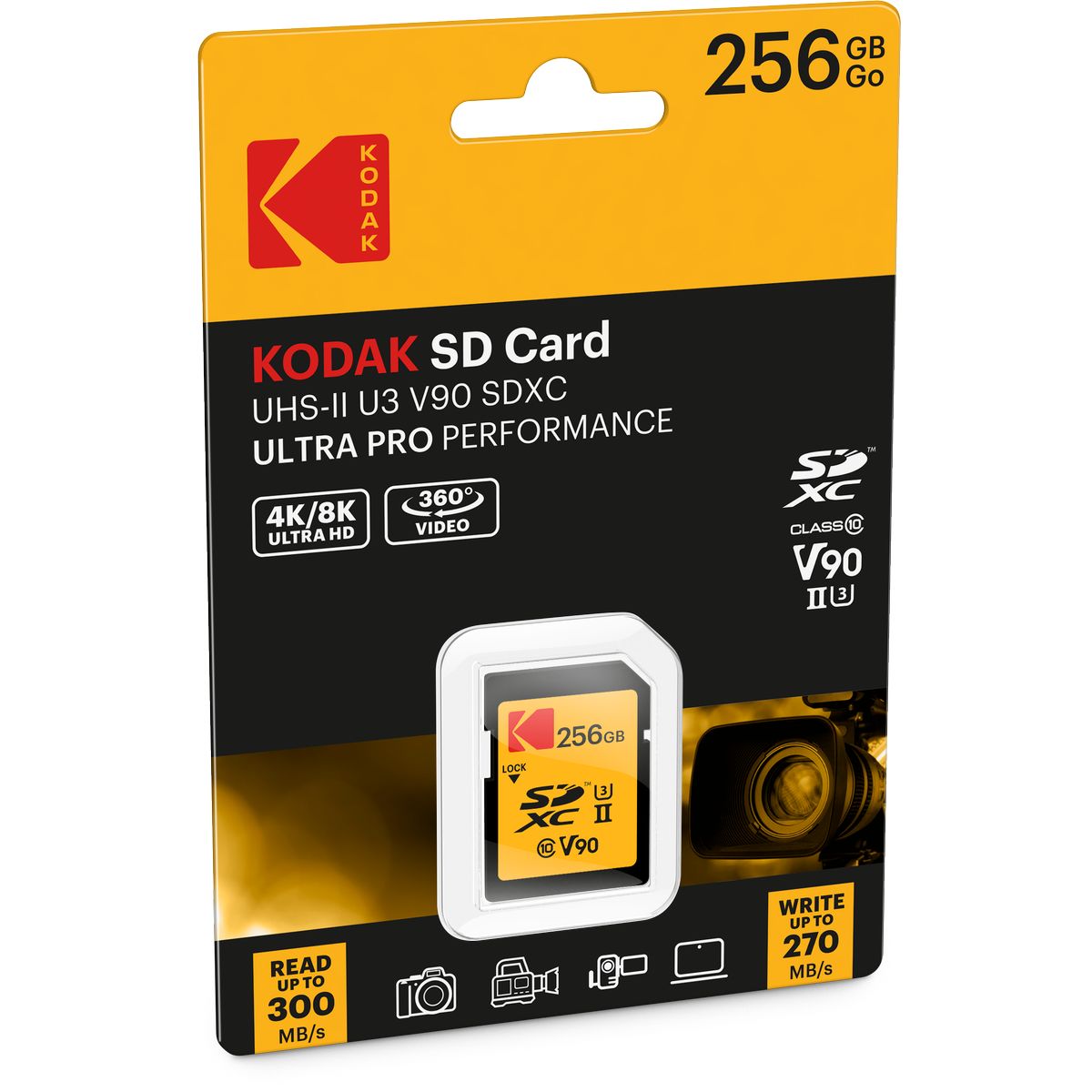 Kodak SD 256GB UHS-II U3 V90 Ultra Pro - image 2 of 2