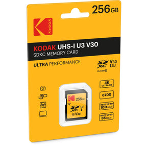 Kodak SDXC 256GB UHS1 U3 V30 Ultra