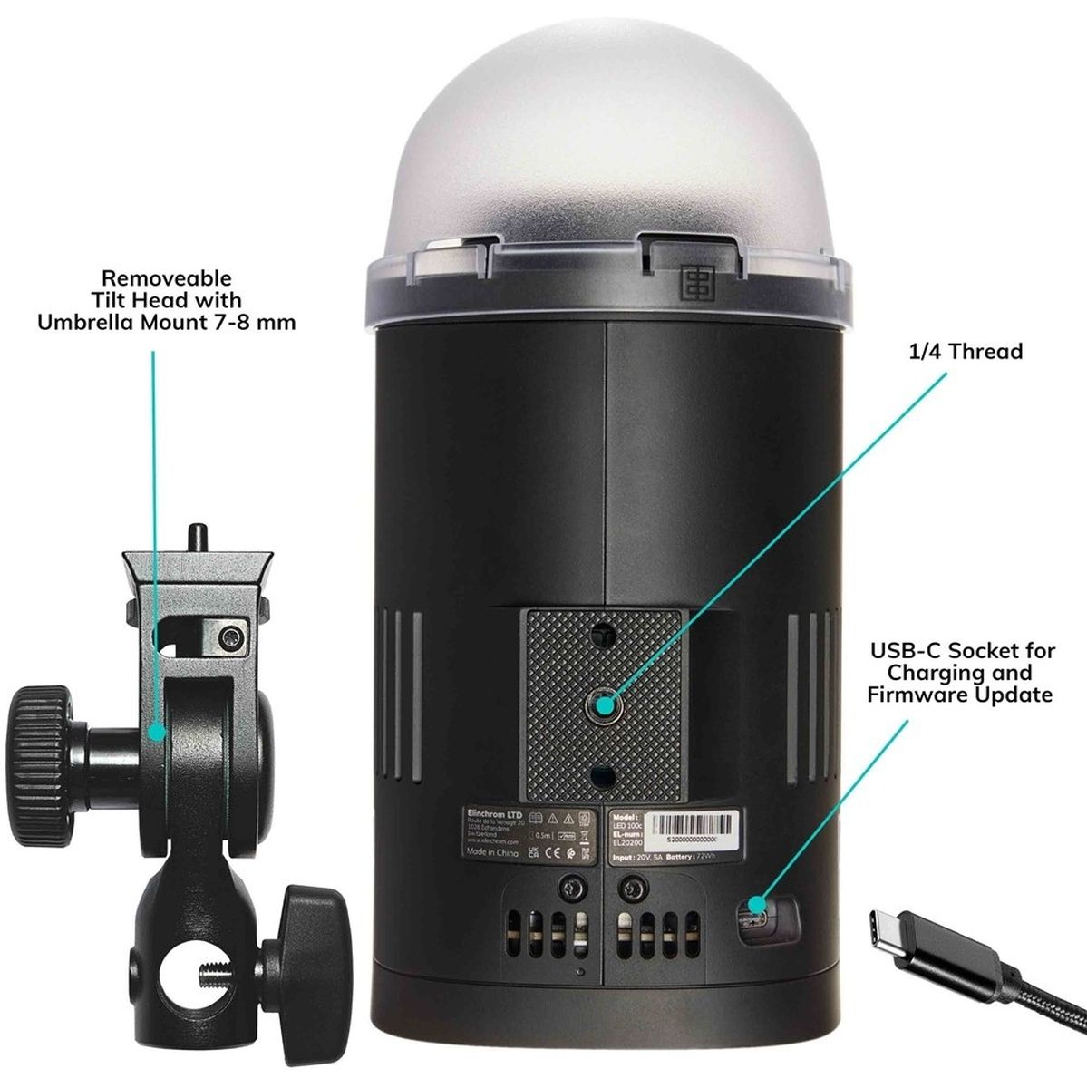Elinchrom LED 100 C LED Light Dual Kit
