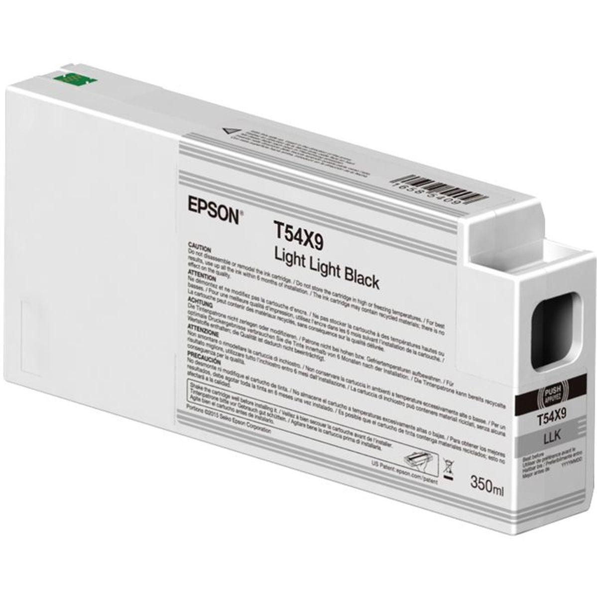Epson Singlepack Light Light Black T54x900 UltraChrome HDX/HD 350ml - image 2 of 2