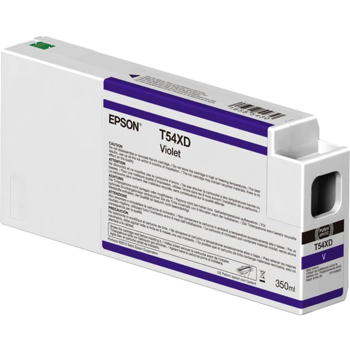 Epson Singlepack Violet T54XD00 UltraChrome HDX/HD 350ml - image 2 of 2