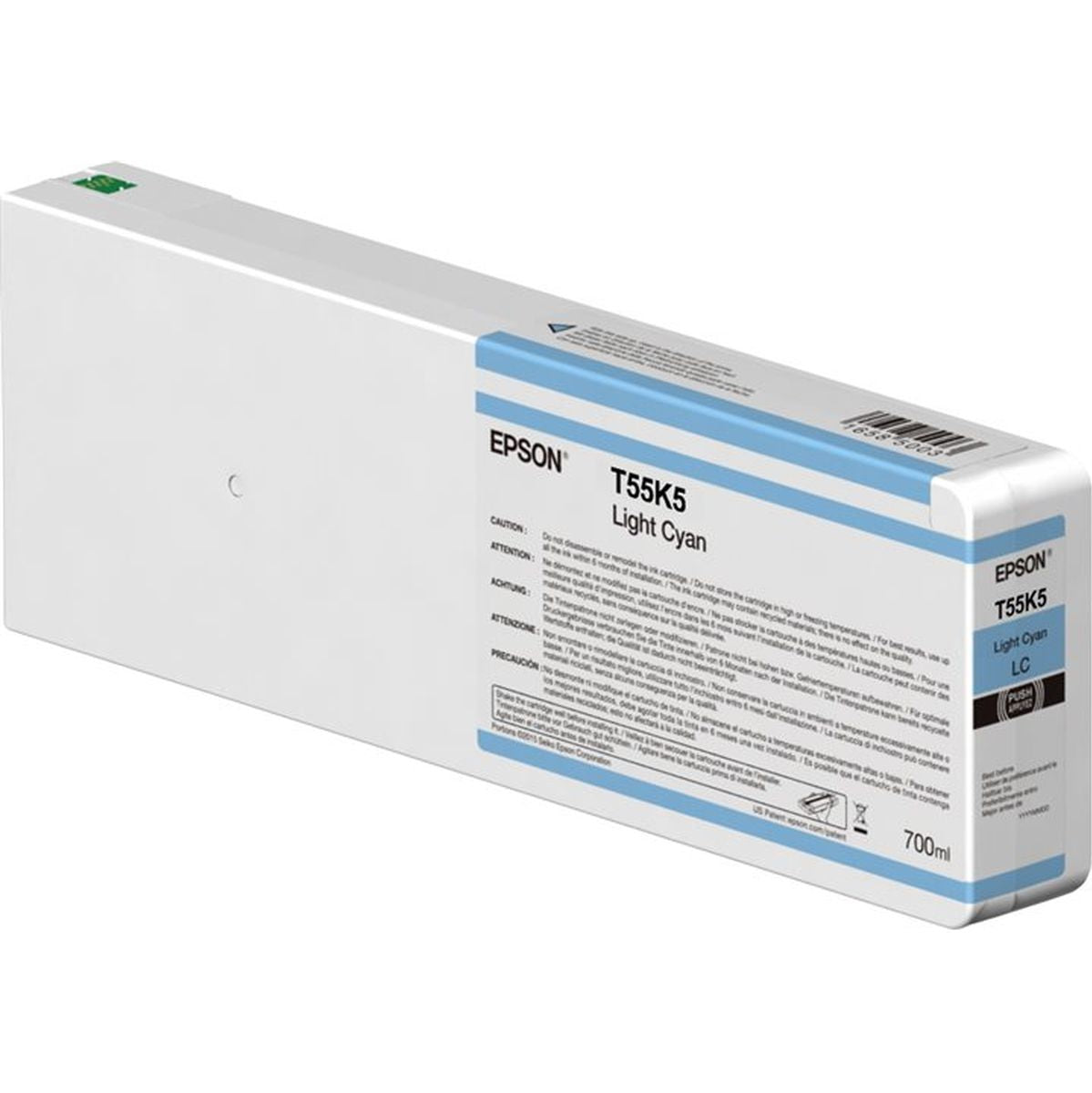 Epson Singlepack Light Cyan T55K500 UltraChrome HDX/HD 700ml - image 2 of 2