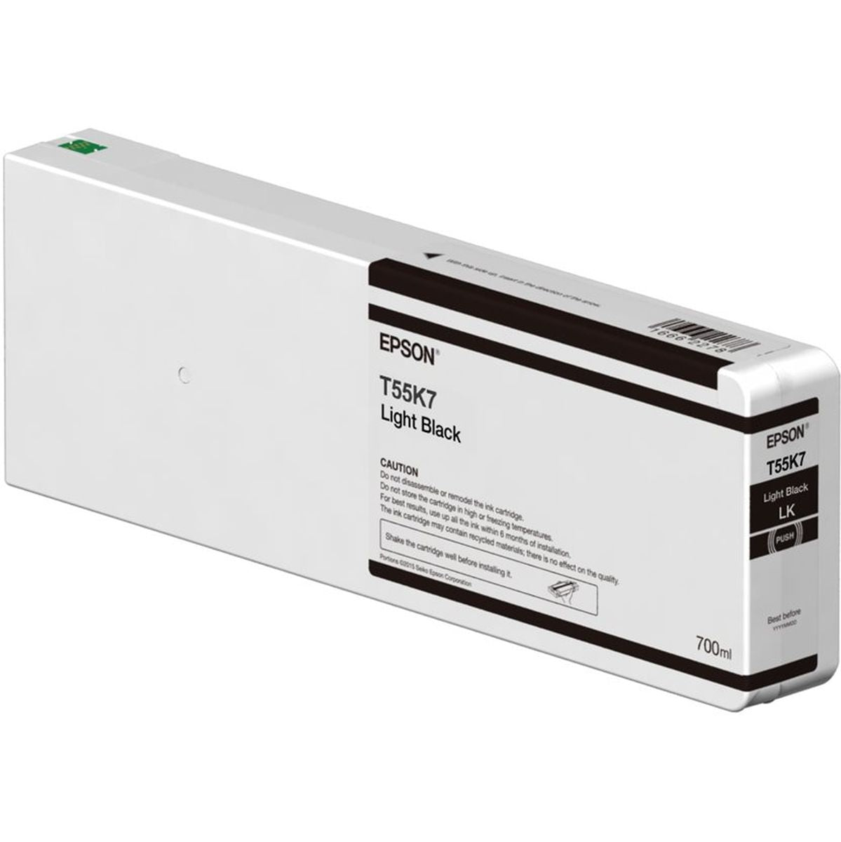 Epson Singlepack Light Black T55K700 UltraChrome HDX/HD 700ml - image 2 of 2