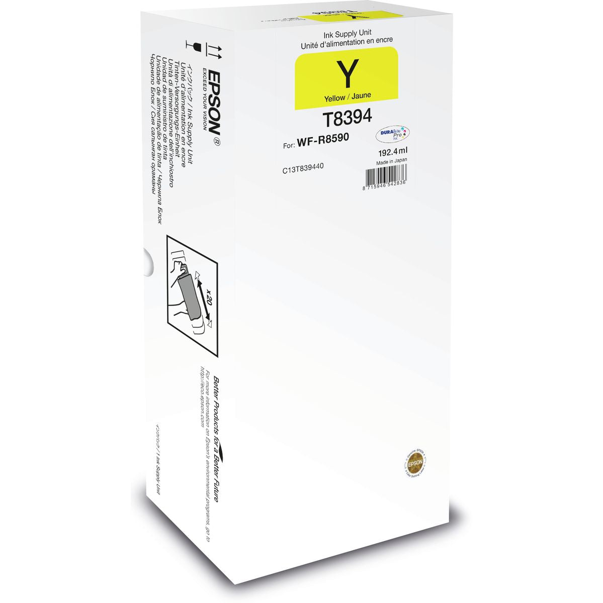 Epson WorkForce Pro WF-R8590 Yellow XL Ink Supply Unit