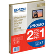 Epson Prem Glossy Photo Paper Inktjet 255G/M2 A4 2x15 Vel