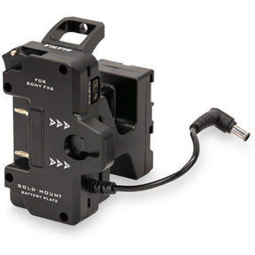 Tilta ES-T20-BTP-AB Battery Plate For Sony FX6 - Gold Mount