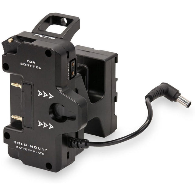 Tilta ES-T20-BTP-AB Battery Plate For Sony FX6 - Gold Mount