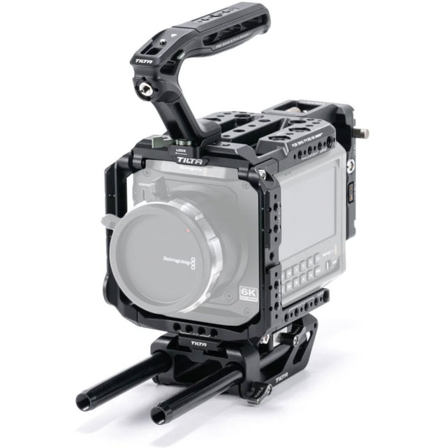 Tilta ES-T21-B-AB Camera Cage For Blackmagic Pyxis 6K Pro Kit - Gold Mount