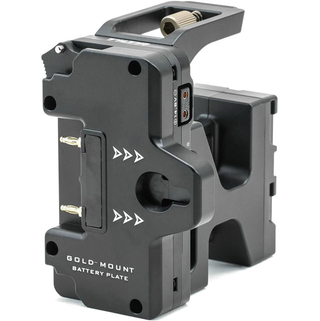 Tilta ES-T21-BP-AB Battery Plate For Blackmagic Pyxis 6K - Gold Mount