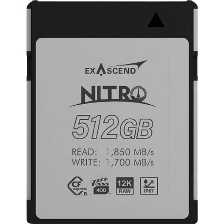 Exascend Nitro Cfexpress(Type B) 512GB