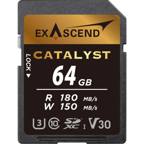 Exascend Catalyst w/ Adapter UHS-I SD Card(V30) 64GB