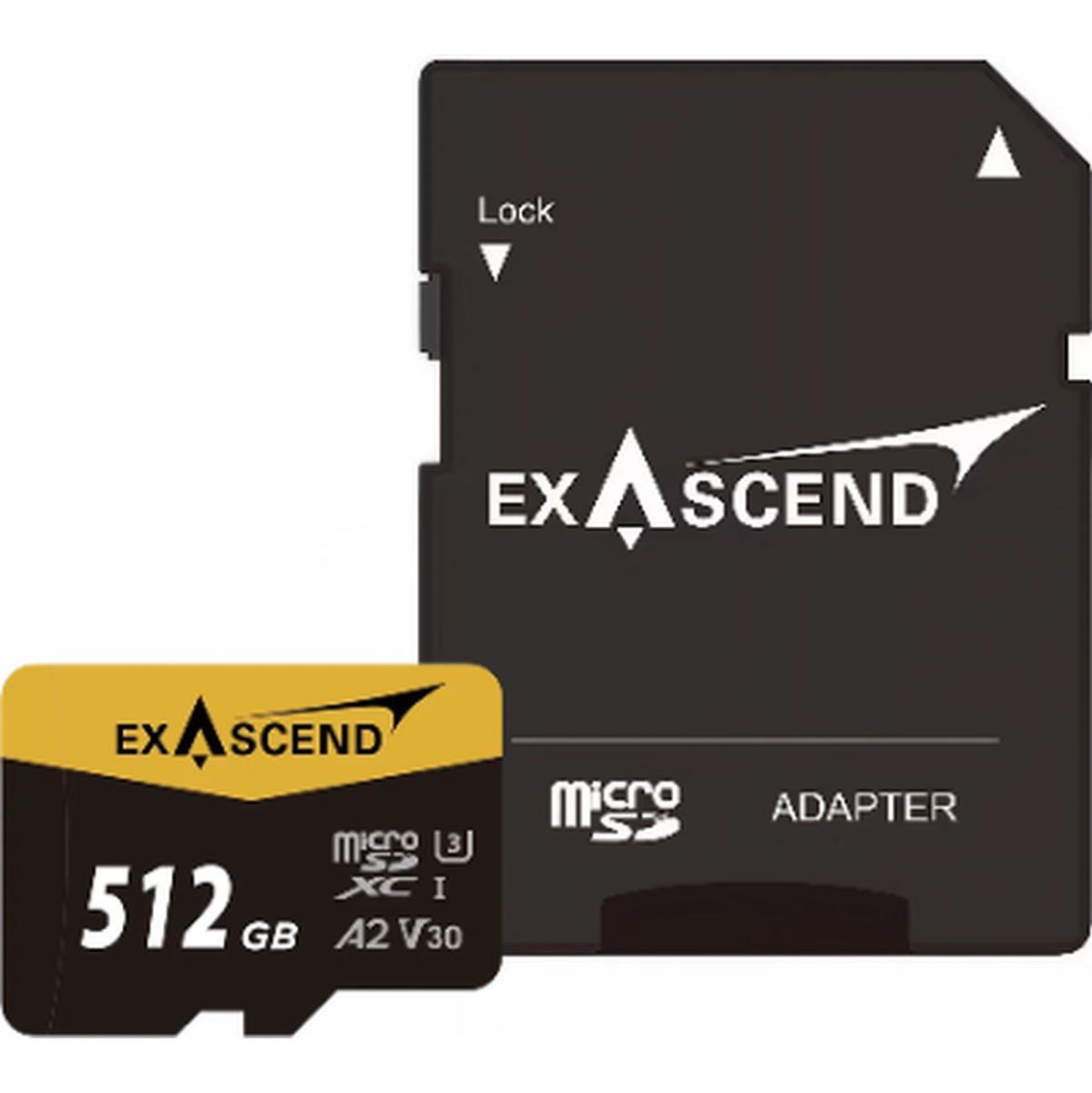 Exascend Catalyst w/ Adapter UHS-I SD Card(V30) 512GB