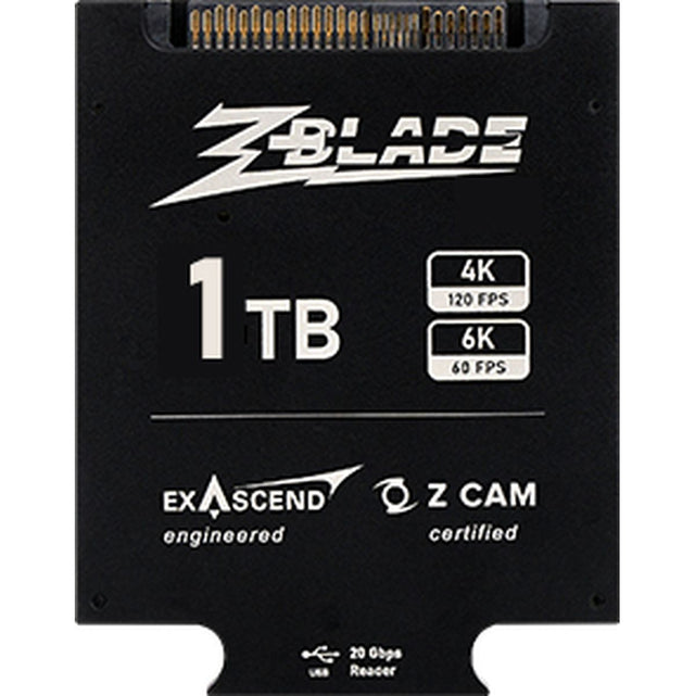 Exascend Zblade (Zcam Approved) Card Reader 1TB