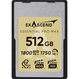 Exascend Essential Pro Max CFexpress Type-A 4.0 512GB