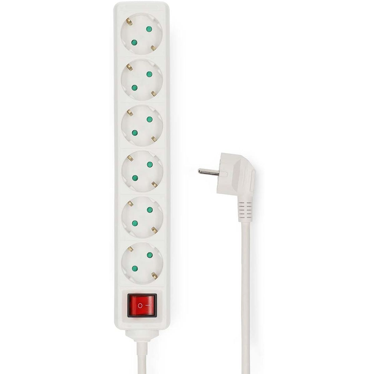 Nedis Power Strip | PE Plug / Type F (Cee 7/7) | 6-WEGS | 3.00 M | 3680 W | 16 A