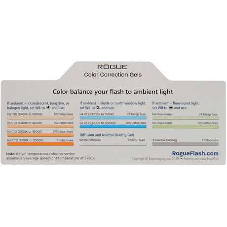 Rogue Flash Gels - Colour Correction Filter Kit V3 - image 4 of 5