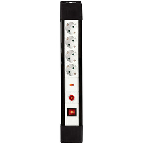 Nedis Power Strip w/ OverVolt Prot. 4-Way 3 M 3500 W 16A Grounded Socket