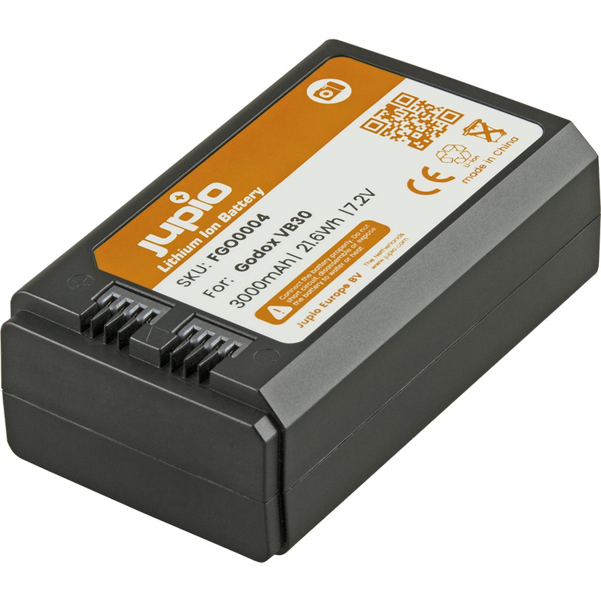 Jupio VB30 For Godox V1/V1 Pro/V850 ¢/V860 ¢ (USB-C Input) 3000mAh