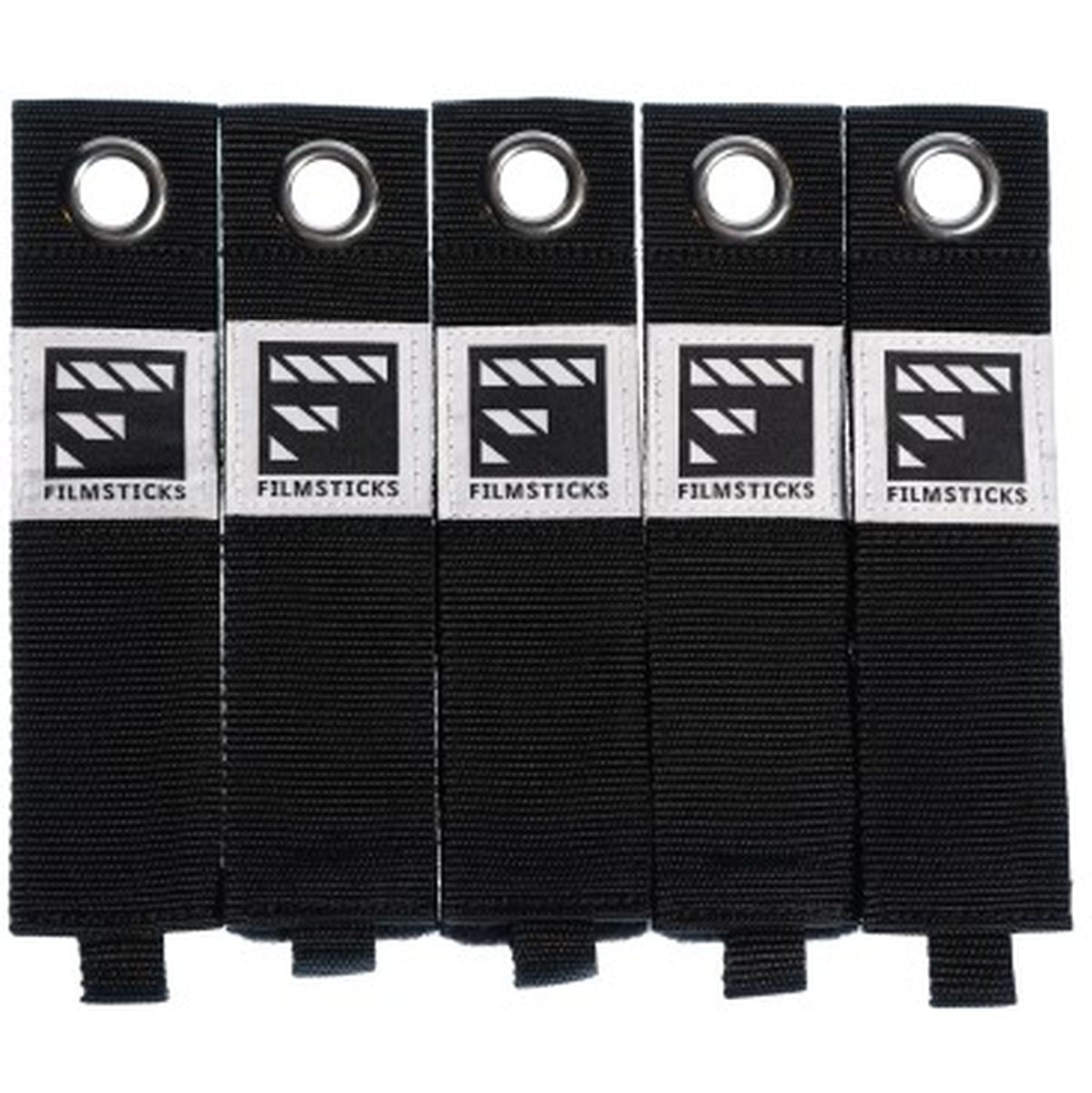 Filmsticks Heavy Duty Hook&Loop Cable Strap (X Large) 5-Pack