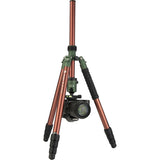Fotopro Tripod X-GO Predator w/ Ball Head FPH-62Q Greenbrown - image 4 of 5
