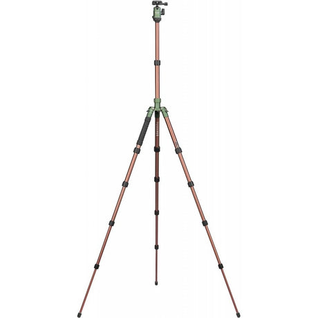 Fotopro X-GO Gecko Tripod w/ FPH-42Q Ball Head Green Brown - image 2 of 5