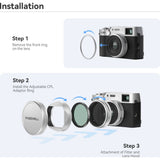 Freewell Fuji X100 Series Filter Kit w/ Lens Hood(Black) - image 5 of 5