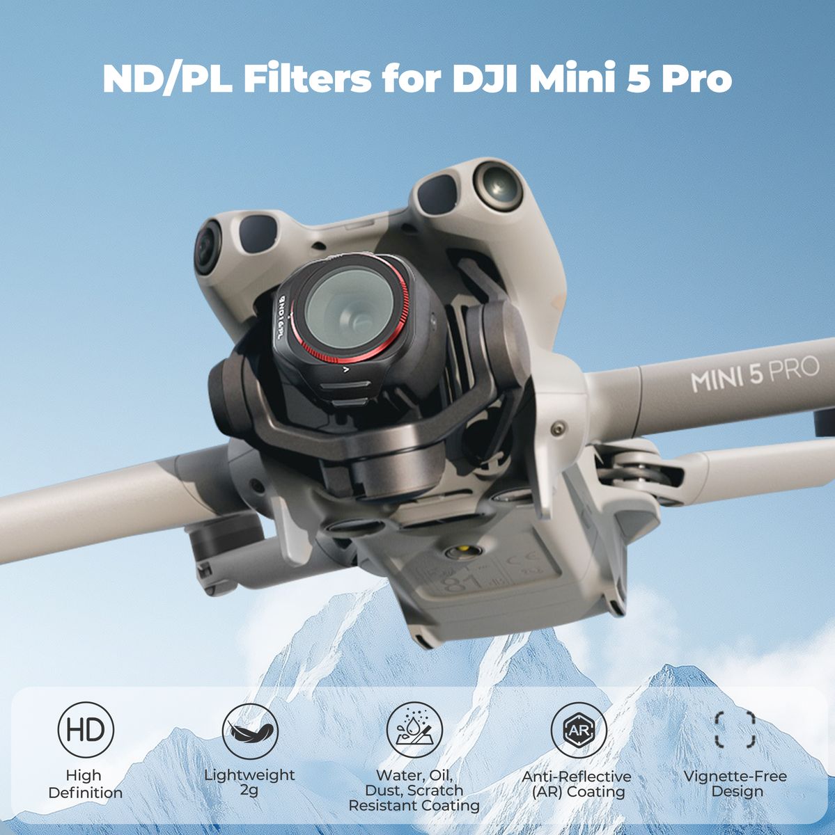 Freewell Mini 5 Pro Filters Bright DAY-6 Pack