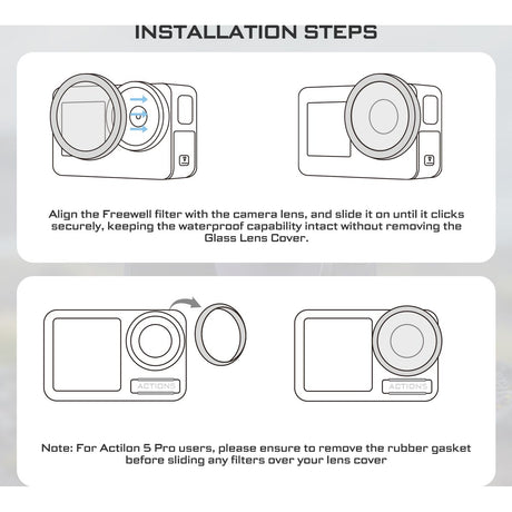 Freewell Osmo Action 5 Pro CPL Filter - image 4 of 5