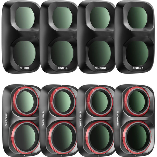 Freewell Osmo Pocket 4p Filters - All DAY-8pack - Black