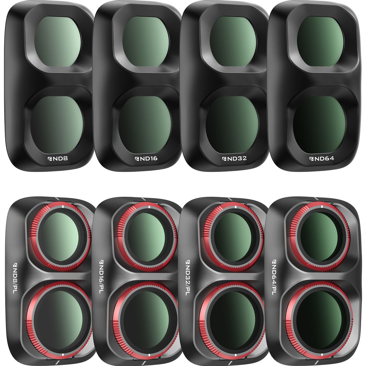 Freewell Osmo Pocket 4p Filters - All DAY-8pack - Black - image 2 of 2